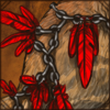 Chained Feathers [Red]