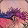 Lion Pride Faux Mohawk [Pink and Purple]