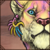 Lion Pride Fishbone Earring [Tricolour]