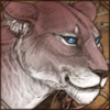 Flirting Lioness [Maroon]