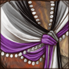 Jewelry: Gray and Purple Bedlah