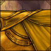 Intricate ornaments adorn this noble armour piece. You look like a cleric fighter!