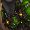Intricate ornaments adorn this noble armour piece. You look like an oath knight!