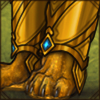 Intricate ornaments adorn this noble armour piece. You look like a cleric fighter!