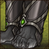 Intricate ornaments adorn this noble armour piece. You look like a knight!