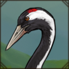 These graceful birds are known for their unique, beautiful dance during mating rituals. If you let this one go with you, maybe you'll see it one day.