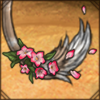 Delicate roses wrap around your tail. Aren't you fancy!