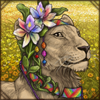Lion Pride Moulin Friendship Ornament [Rainbow]
