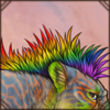 Lion Pride Faux Mohawk [Rainbow]