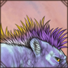 Lion Pride Faux Mohawk [Yellow and Purple]