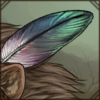 Glossy Ibis Feather - Single