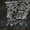 Vintage ruffles and lace combined with moody coloring makes this attire perfect for any goth lion.