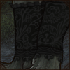 Vintage ruffles and lace combined with moody coloring makes this attire perfect for any goth lion.