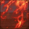 Flames lick and burn, eating anything they can get a hold of.