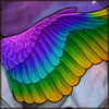 Incredible wings, perfect for horsing around!
