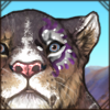 Lion Pride Face Paint [Gray and Purple]
