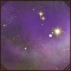 A glittery, colorful aura for your proud lion.