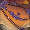 African Flower Ornaments [Purple Phlox]