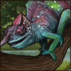 Despite their odd appearance, they're just as friendly as any other chameleon and don't mind hanging out with a lion like you.