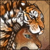 Big Cat Headwear: Siberian Tiger