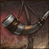 A shaped horn to signal your army or to celebrate a victory. The choice is yours.