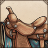 It's time to saddle up, lion!