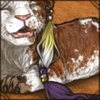 With tufts of fur dyed in colors of your choosing, these earrings let you show your true colors with pride!