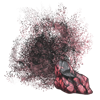 Dust: Rhodonite